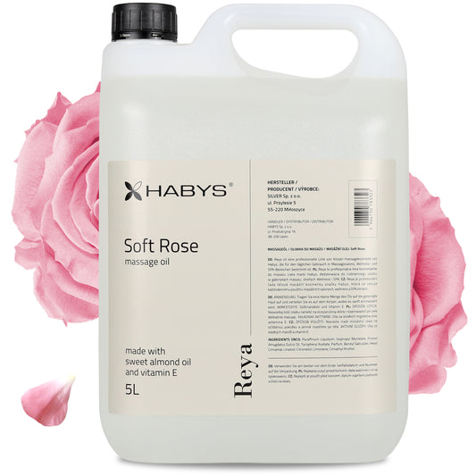 Massageolja, Soft Rose, HABYS 5000 ml