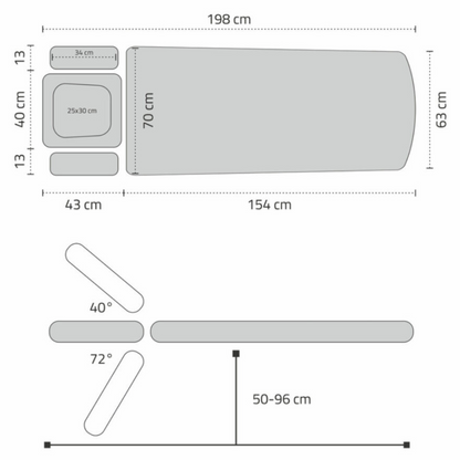 Professionell behandlingsbänk EVERO V4 ERGO